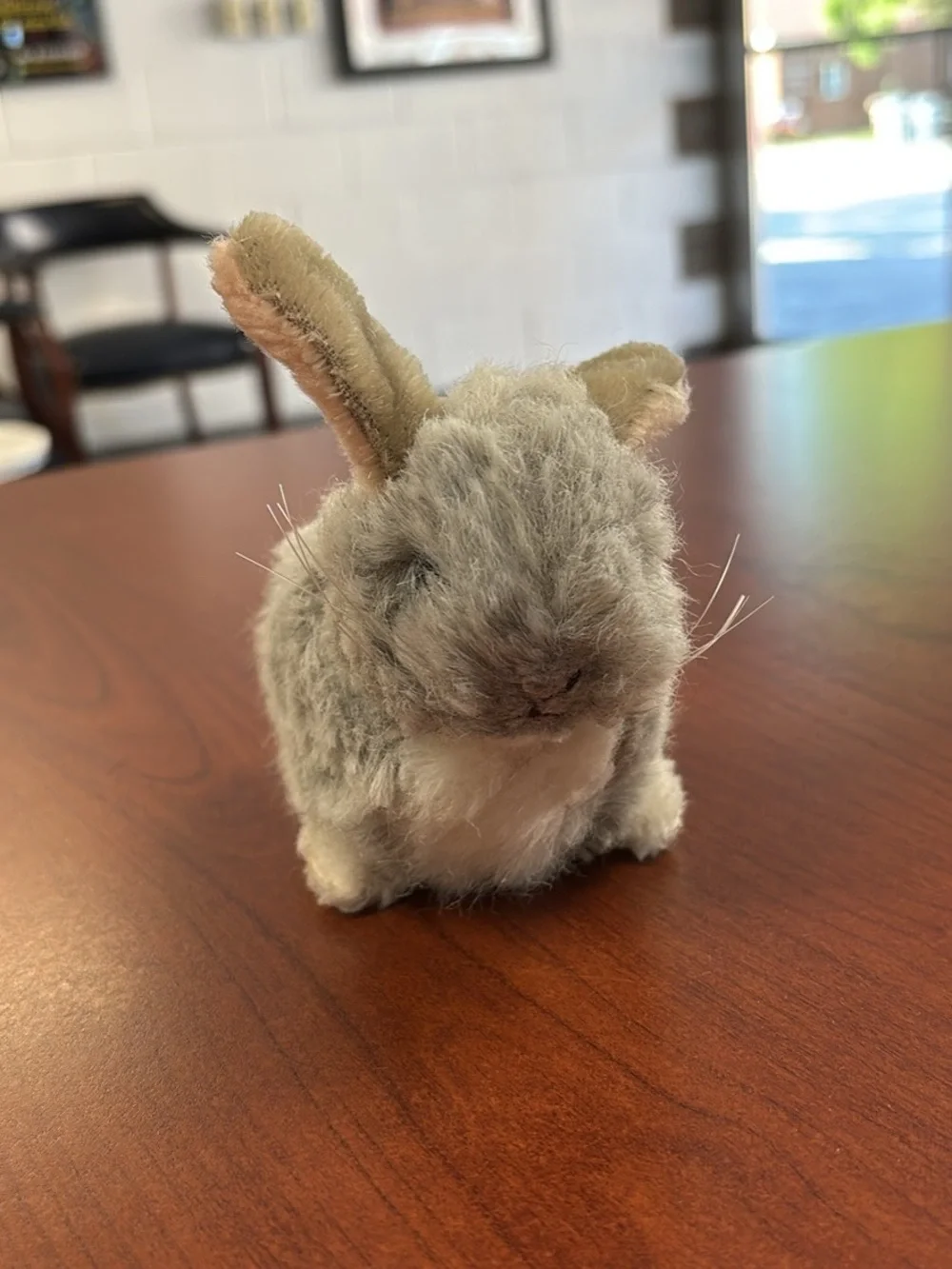 Vintage Steiff Gray Plush Rabbit